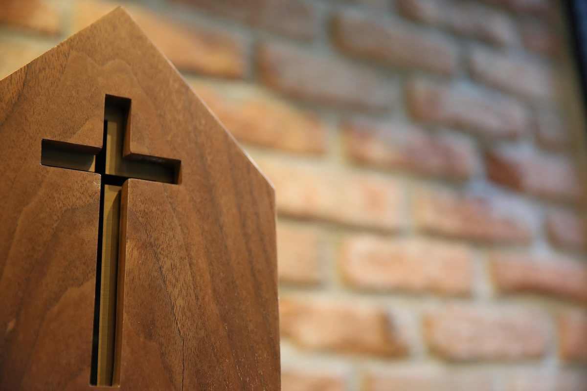 crucifix in wood